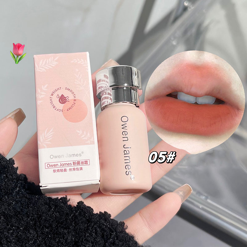 Matte Velvet Lip Tint Long Lasting - Klein flesje roze mist lip cream