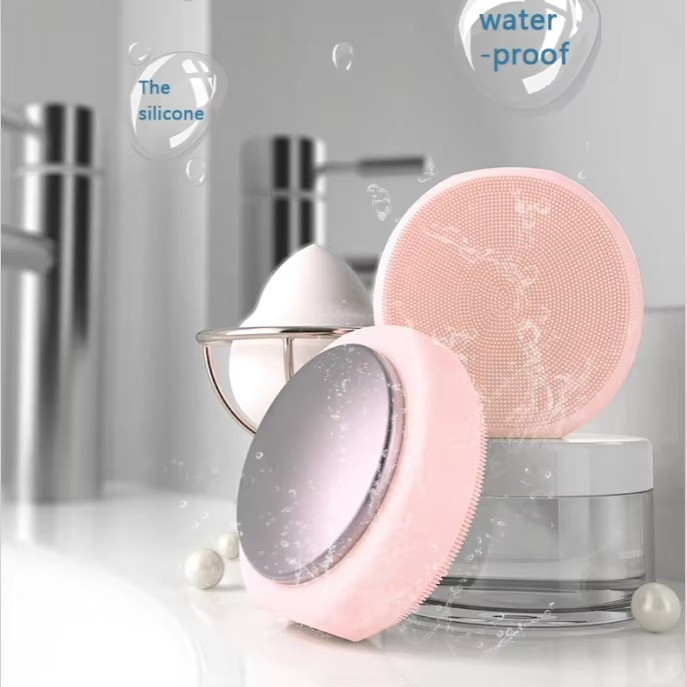 Silicone Face Scrubber Electric - Siliconen elektrische Sonische vibratie Gezichtsdiepe reinigingsborstel