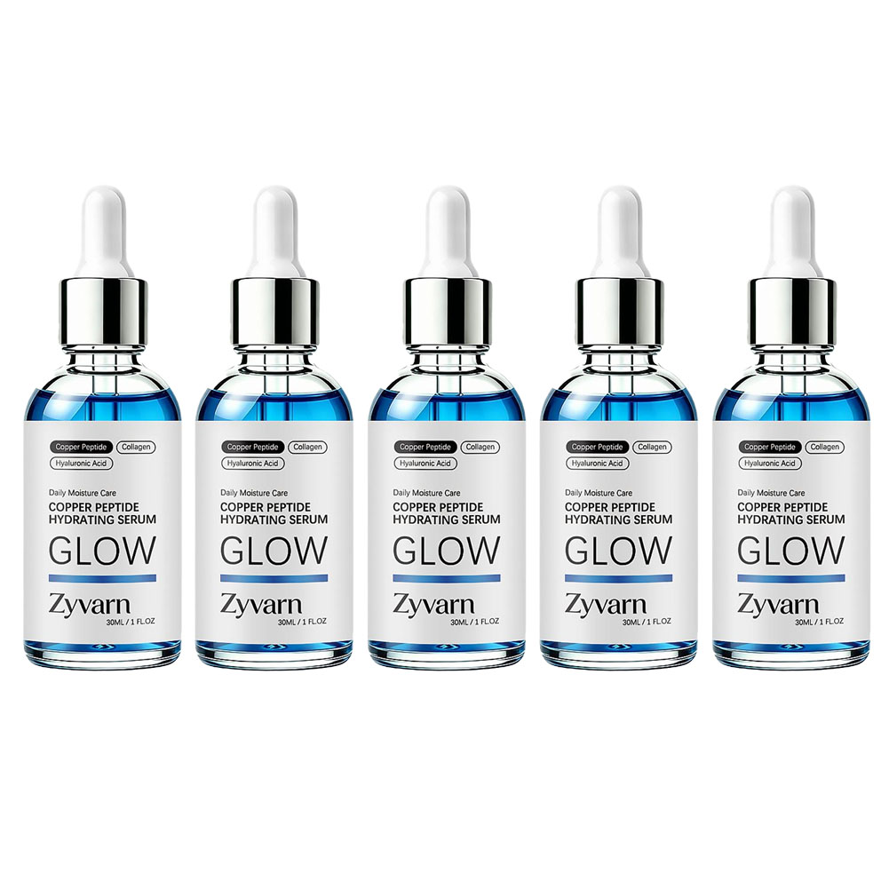 Hyaluronic Acid Facial Serum - 1/2/3/5 stuks Koperpeptide Serum GHK-Cu Gezichtsversteviging