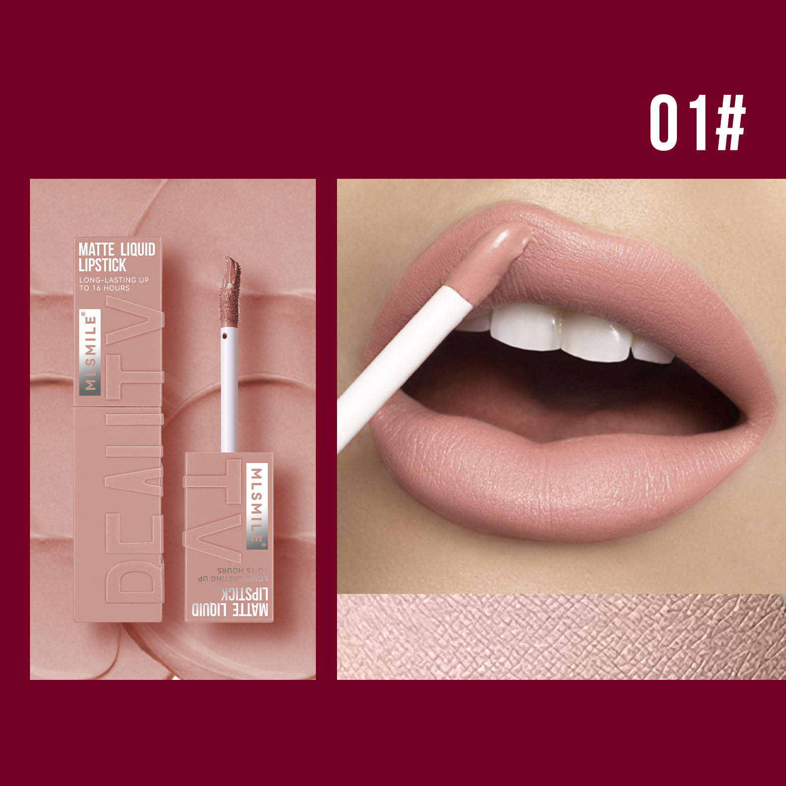 Matte Velvet Lip Tint Long Lasting - 6 kleuren matte vloeibare lippenstift, overdrachtbestendig,