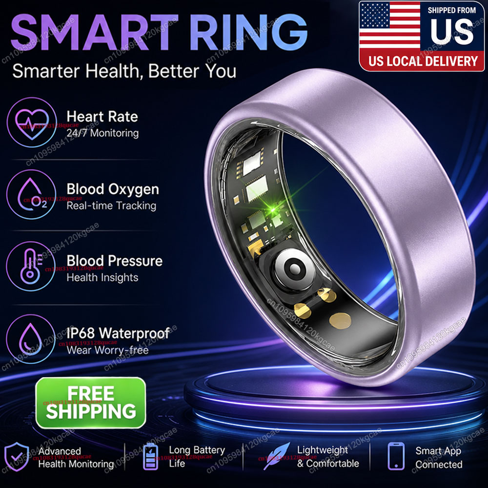Health Monitors - Slimme Ring Hartslag Bloedzuurstof Slaap Tracker