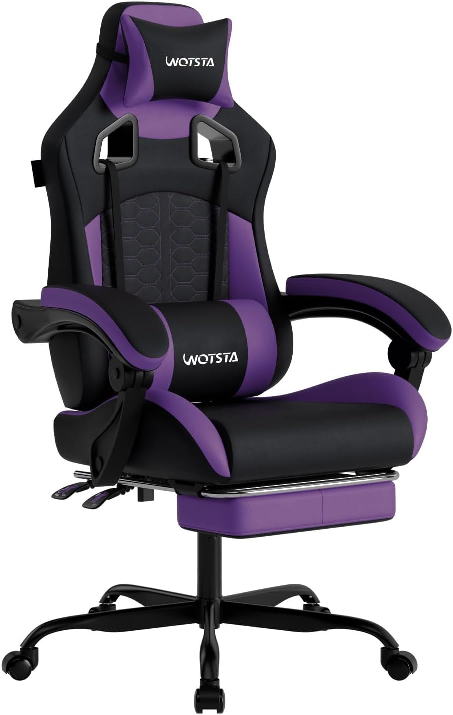 Massage - Gamingstoel met massagefunctie, ergonomische pc-gamingstoel met