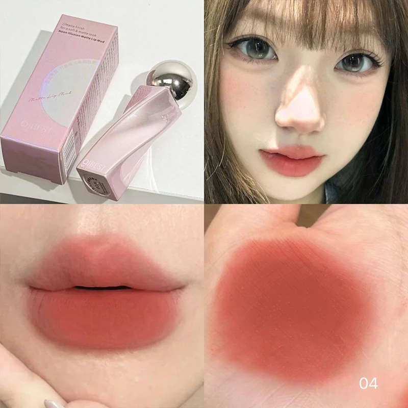 QIBEST Matte Velvet Lipgloss W - Matte Velvet Lip Tint Long Lasting recensie en prijs