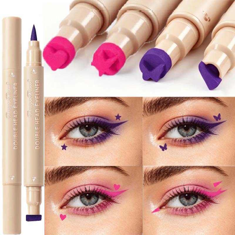 Double-Ended Stamp Eyeliner Kl - Waterproof Liquid Eyeliner Pen recensie en prijs