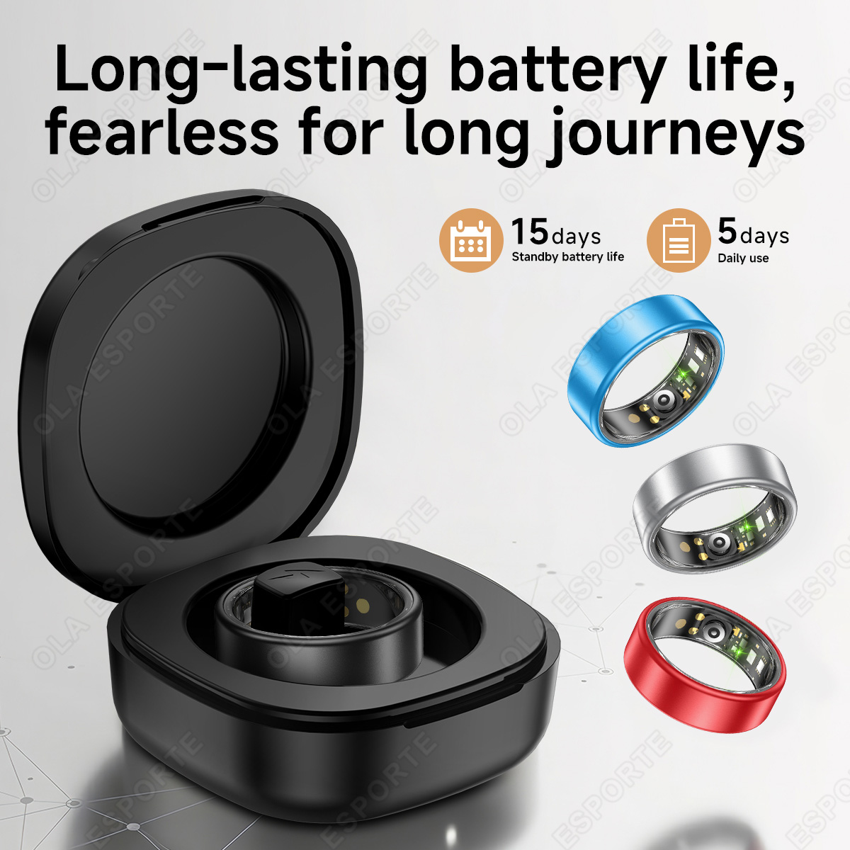 Nieuwe slimme ring met hoesje, - Health Monitors recensie en prijs