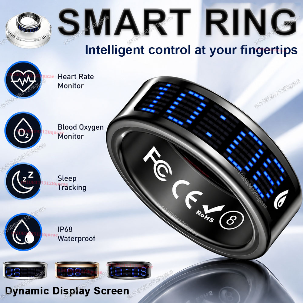 Smart Ring met touchscreen, op - Health Monitors recensie en prijs