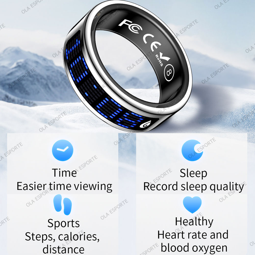 Smart Ring met touchscreen, op - Health Monitors recensie en prijs