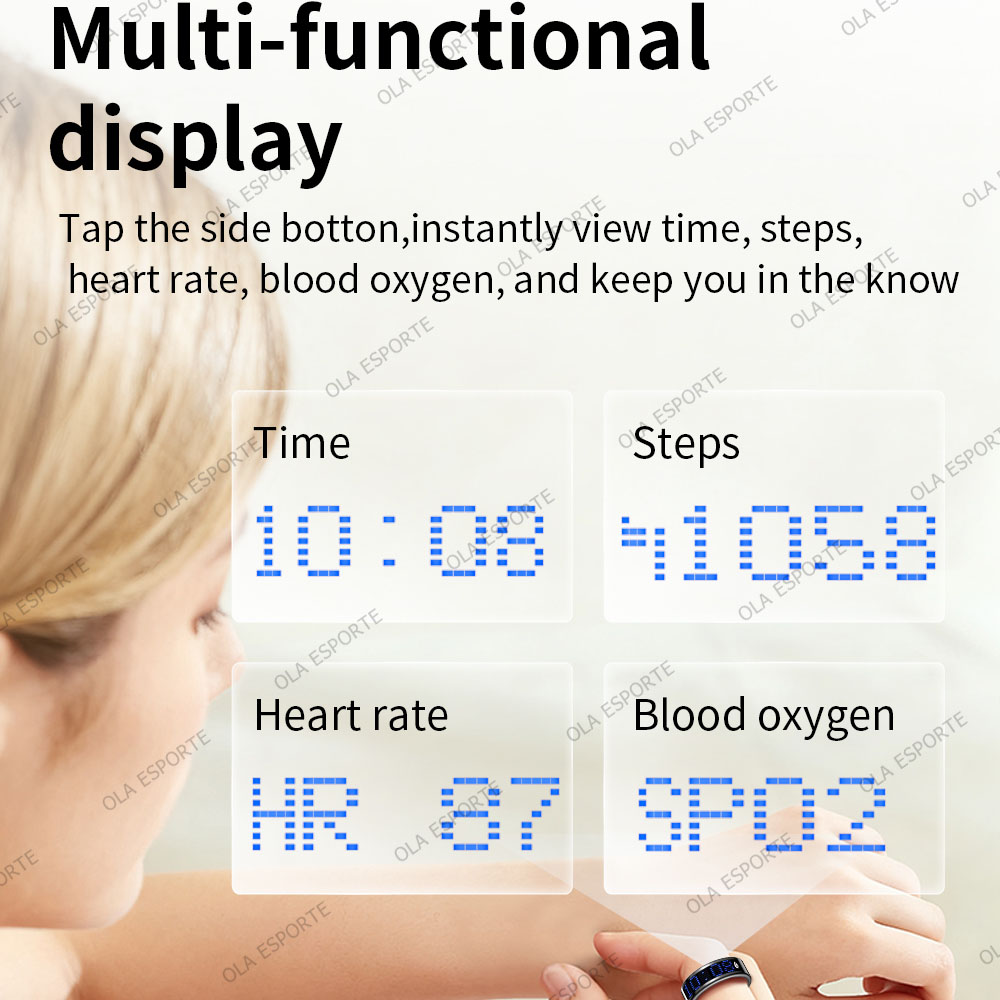 Smart Ring met touchscreen, op - Health Monitors recensie en prijs