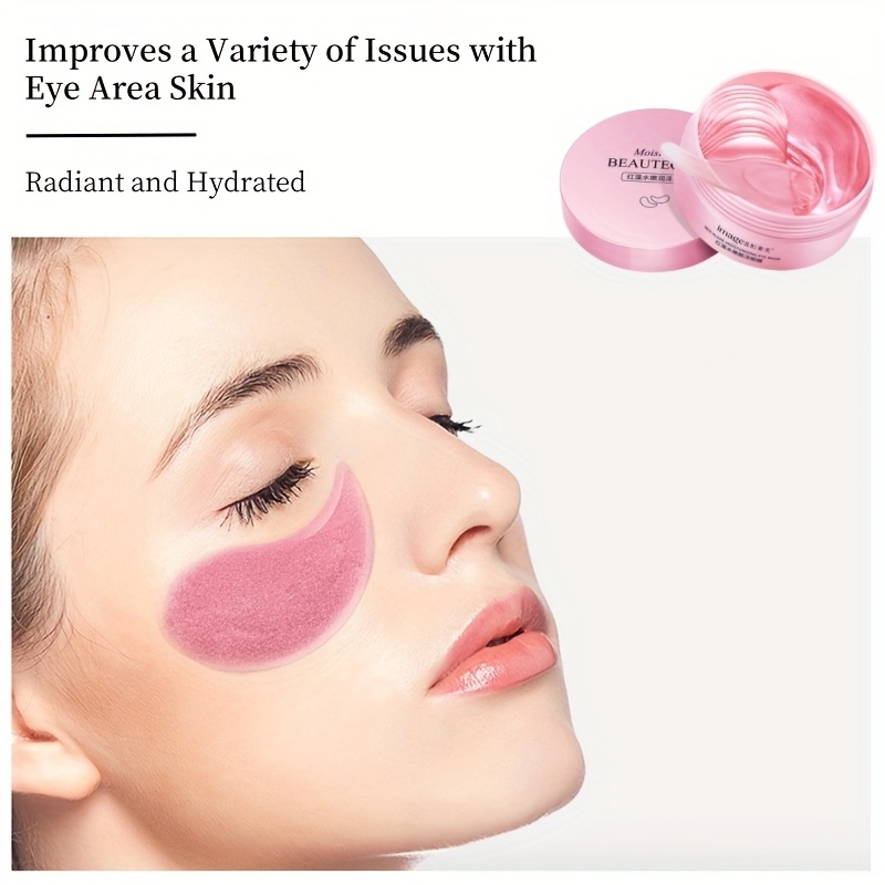 60-delige oogmaskers met rode  - Collagen Under Eye Patches recensie en prijs
