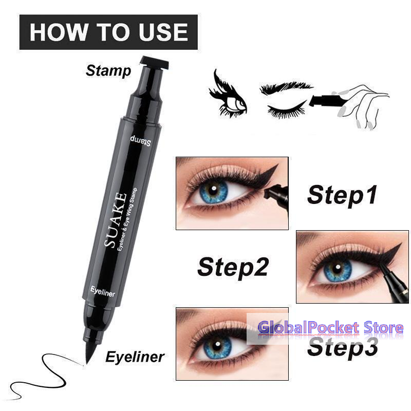 [TG823]2 stuks zwarte eyeliner - Waterproof Liquid Eyeliner Pen recensie en prijs