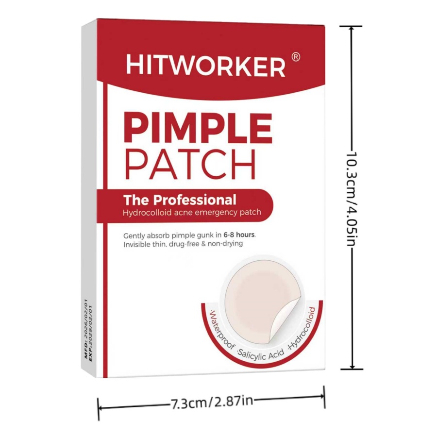 372 stuks HITWORKER acnepleist - Skincare recensie en prijs