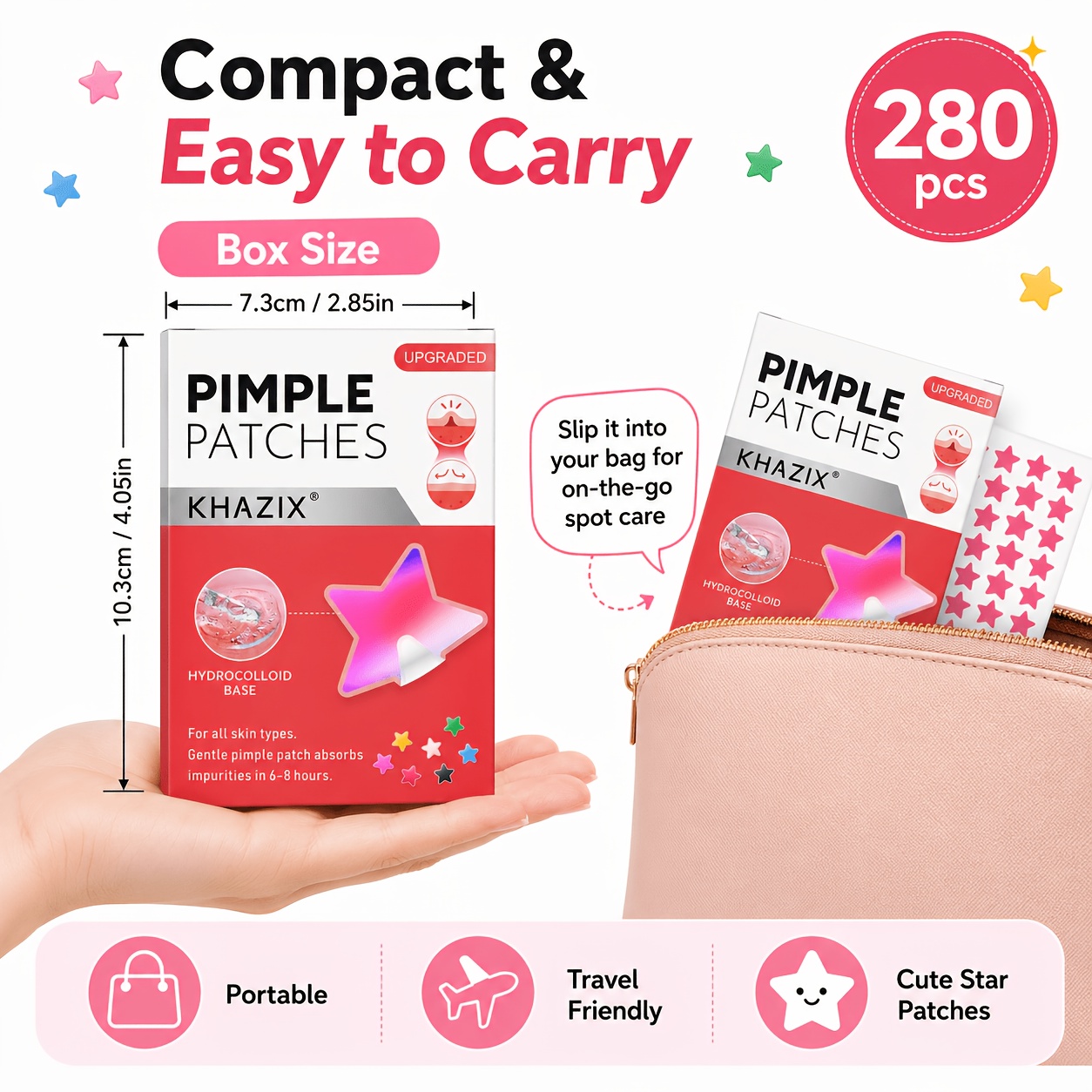 280 stuks Stervormige Pimple P - Hydrocolloid Pimple Patch recensie en prijs