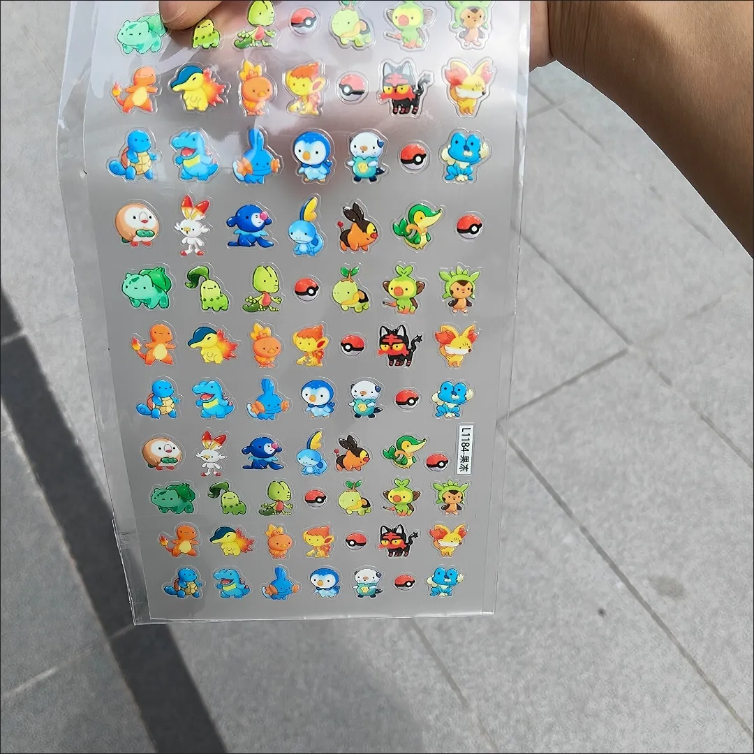  Nagelstickers Charmander Bul - Nail Art recensie en prijs