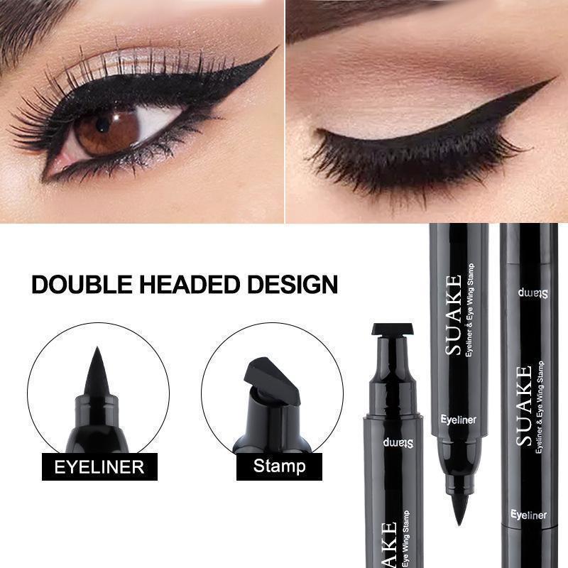 2PCS Zwarte Eyeliner Dubbelzij - Waterproof Liquid Eyeliner Pen recensie en prijs